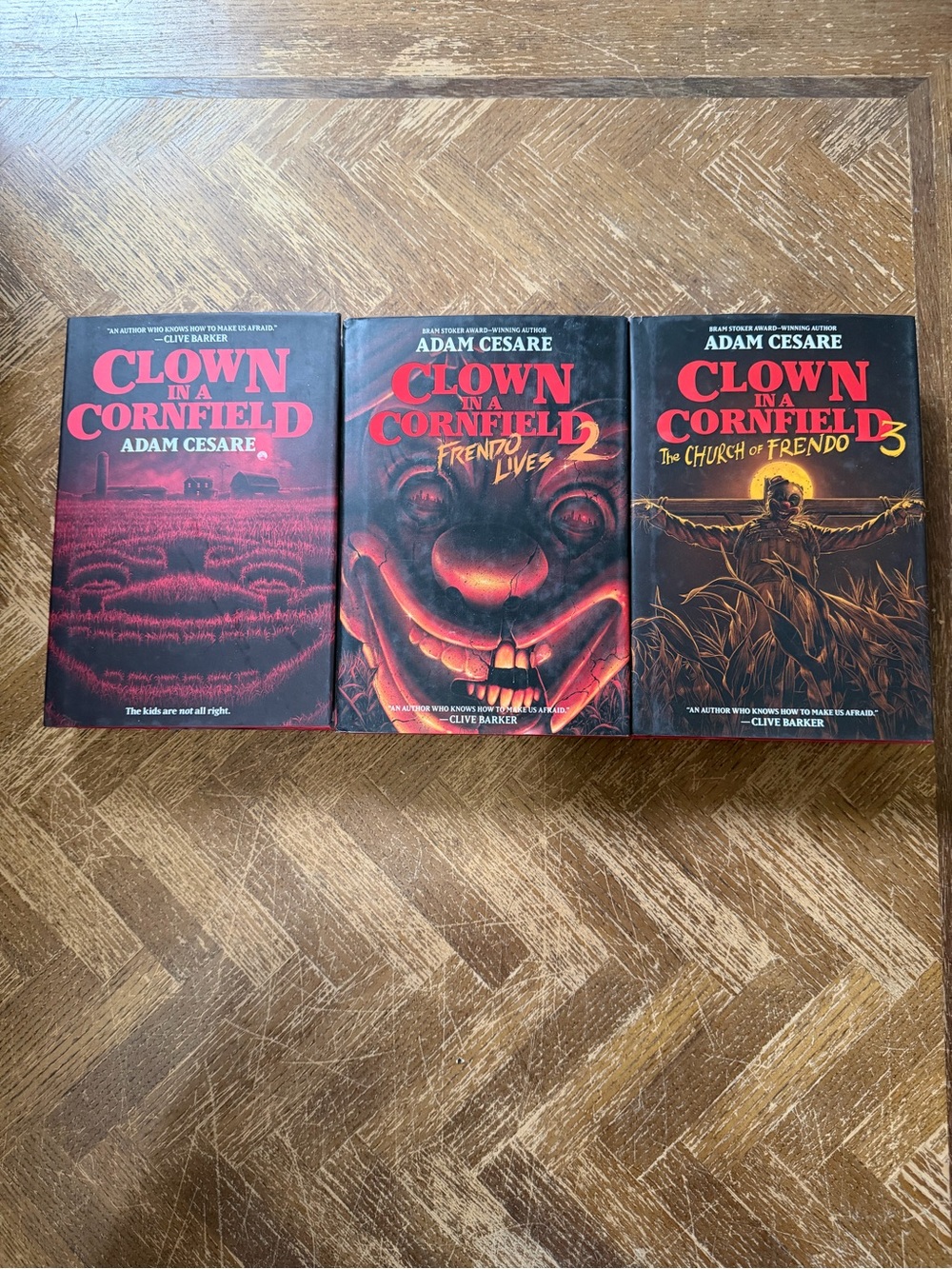 Clown in a Cornfield Trilogy by Adam Cesare